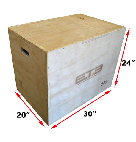 Wood Plyo Box 20" X 24" X 30"