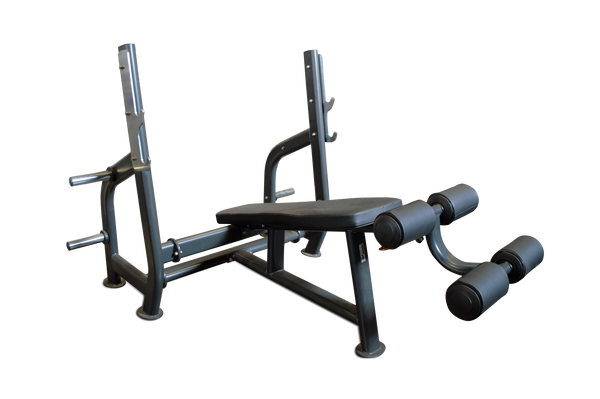 Olympic Decline Bench Press w/ Weight Holders