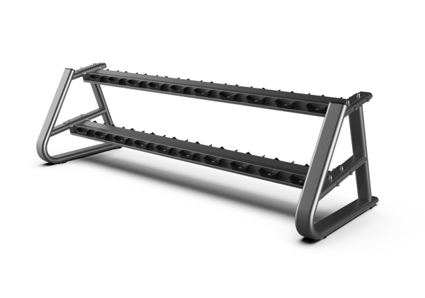 2 Tier Saddled Dumbbell Rack