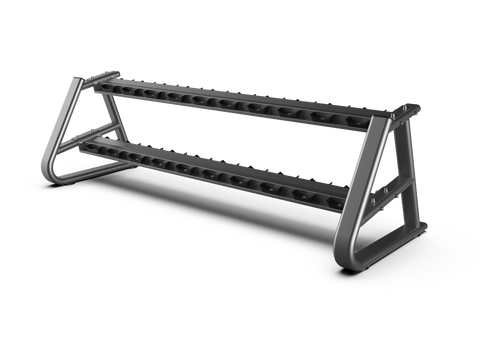 2 Tier Saddled Dumbbell Rack