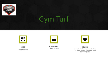 GYM Turf (Customized - X Series) (Priced Per Sq Ft)