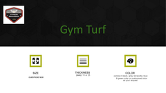 GYM Turf (Customized - X Series) (Priced Per Sq Ft)