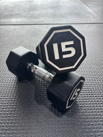 Poly Urethane Octagon Dumbbells ($1.60/lb)