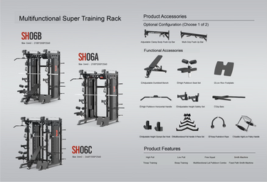 Super Multi-Functional Power Rack 06C