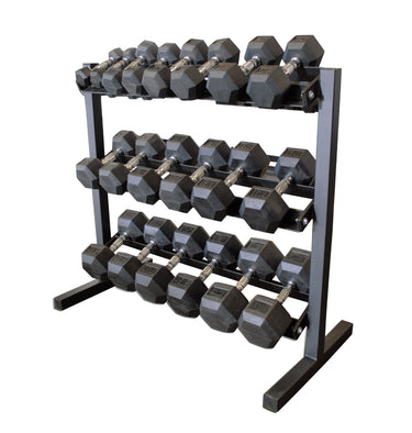 Rubber Hex Dumbbells (PAIR) ($1.50/lb)