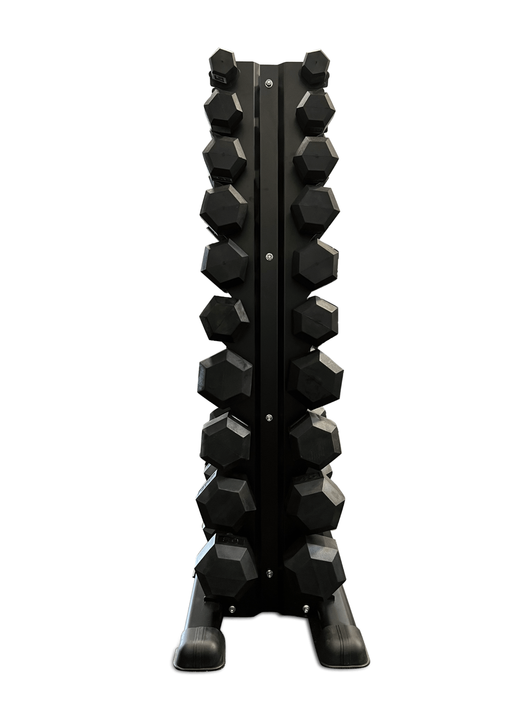 Vertical Dumbbell Rack (Tall 10 Pair Holder) thefitnesssquadron